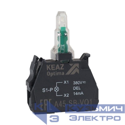 Блок световой OptiSignal D22 A45-SB-VQ4 красн. 380 В AC с защитой от наводок ZBVQ4 КЭАЗ 362256