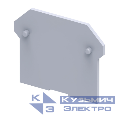 Крышка концевая для клеммы проходной OptiClip EP2.5/4UN сер. КЭАЗ 289805
