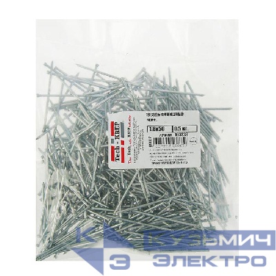 Гвоздь финишный 1.8х50 оцинк. (уп.0.5кг) Tech-Krep/Zitar 104838