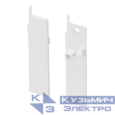Заглушка PLINTUS-H73-F WHITE пластик (комплект) Arlight 043598
