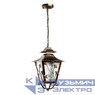 Светильник PL635 60Вт E27 230В садово-парковый черн. зол. FERON 11643