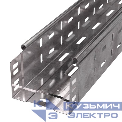 Лоток перфорированный 100х80 L3000 1мм Стандарт (уп.6м) Промрукав PR16.2298