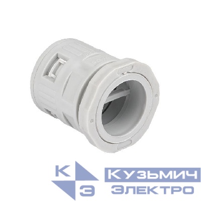 Коннектор для гофр. трубы 32мм (уп.10шт) Plast EKF kn-t-32