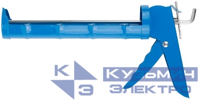 Пистолет для герметика 225мм полукорпусной зубчатый шток FIT 14219