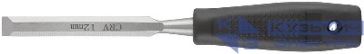 Стамеска CrV с пластиковой ручкой 12мм FIT 43112