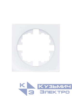 Рамка 1-м OSEN горизонт. квадрат бел. LEZARD 743-0200-146