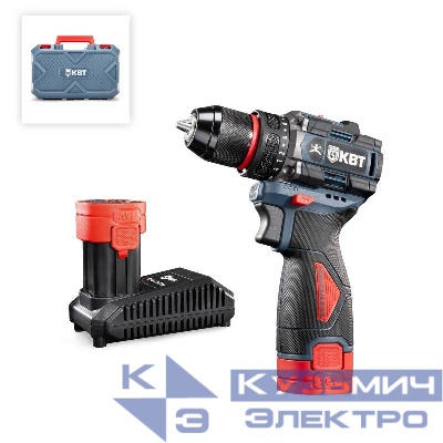 Шуруповерт аккумуляторный бесщеточный DB-16-10 серия ПРОФИ КВТ 102587