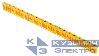 Маркер открытого типа KE 1.5-2.5кв.мм символ "X" (уп.200шт) IEK UMK-KE2-X