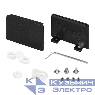 Заглушка SL-LINIA69-FANTOM SEAMLESS BLACK глухая металл Arlight 034874