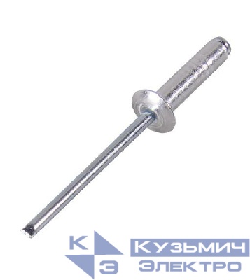 Заклепка 4.0х16 алюм. (уп.50шт) Вихрь 73/9/6/4