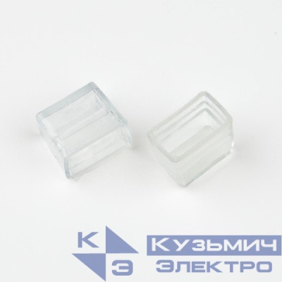 Зажим изолирующий UCW-N21 CLEAR 025 POLYBAG для светод. лент ULS-N21 NEON 220В (уп.25шт) Uniel UL-00002938