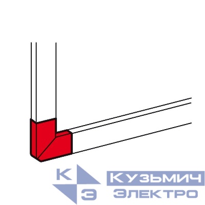 Угол плоский 65х150 Leg 010790