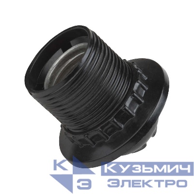 Патрон подвесной с кольцом ULH-03-E27R-Bakelite E27 карболит Uniel 11022