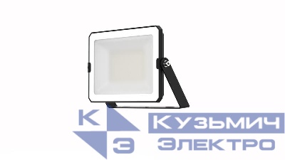 Прожектор светодиодный СДО FL ECO 30W 765 G4 уличный матов. стекло алюм. черн. LEDVANCE 4099854400094