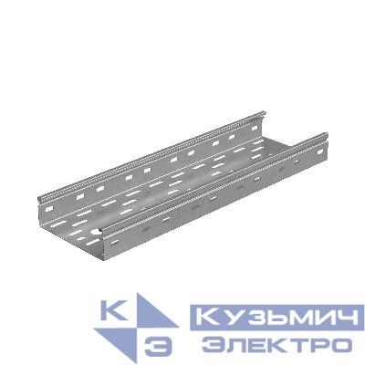 Лоток листовой перфорированный 150х50 L3000 сталь 1.2мм "СТАНДАРТ ПЛЮС" LPEplus50-150-1.2-3000 INOX304 КМ PL5116