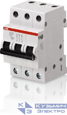 Выключатель автоматический модульный 3п C 25А 6кА SH203 C 25 ABB 2CDS213001R0254