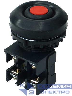 Кнопка ВК-30-10-11110-54/1з+1р красн. 10А IP54 Электротехник ET052700