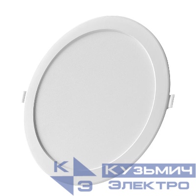 Светильник светодиодный Downlight DL 865 24Вт 6500К IP20 1680лм ДВО встраив. даунлайт круглый бел. LEDVANCE 4607194235599