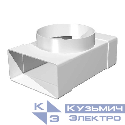 Тройник ТФП d100 с выходом 55х110 пластик ERA 511ТФ10П