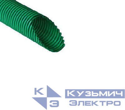 Труба гофрированная одностенная ПНД дренажная d160мм без фильтра зел. (уп.50м) Ruvinil Т1-ДР0-160