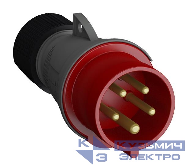 Вилка кабельная Easy&Safe 416EP6 16А 3P+N+E IP44 6ч ABB 2CMA101967R1000