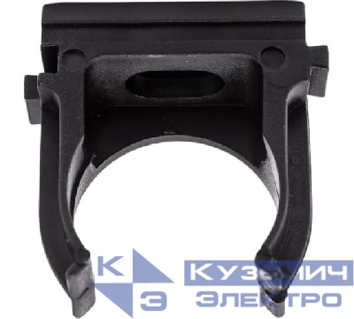 Клипса монтажная для гофрированных труб d16мм, черная