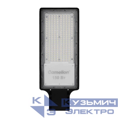 Светильник THL-1016 150Вт 5700К IP65 18000лм 220-240В 454х175х24 КСС "Ш" 1/5 НПВ уличный Camelion 16368