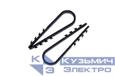 Дюбель-хомут 19-25 для круглого кабеля черн. (уп.100шт) PROCONNECT 07-4523