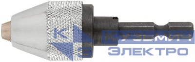 Патрон быстрозажимной дюймминидюйм U-образный хвостовик под биту 0.5-6мм FIT 37829