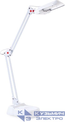 Светильник KD-017A настол. база + струбцина 230В 11Вт КЛЛ 2G7 бел. Camelion 3277