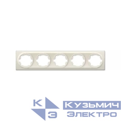 Рамка 5-м Florence беж. 1E52501301 OneKeyElectro 2172809