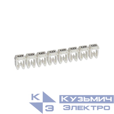 Маркер каб. 1.5-2.5кв.мм CAB3 "9" бел. (уп.1200шт) Leg 038229