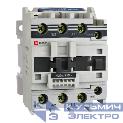 Контактор КМЭп 40А кат. 24В DC 1НО+1НЗ PROxima EKF ctr-s-40-24-nc-p