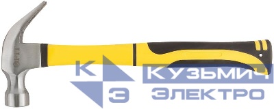 Молоток-гвоздодер Профи 28мм 450г фибергласовая усилен. ручка FIT 44772