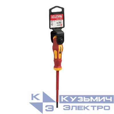 Отвертка SL4х100мм Master 1000В Basic EKF sl-4-100-mas-in