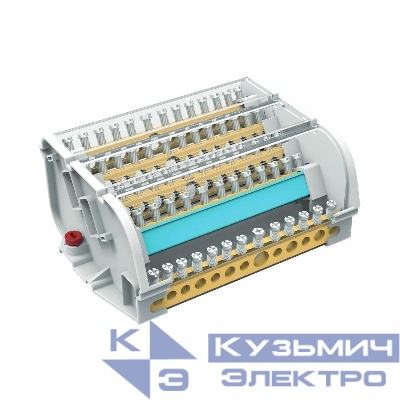 Блок распределительный 5p 7х8мм на DIN-рейку DKC BD160135