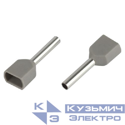 Наконечник-гильза двойн. НШвИ(2) 0.75-10 с изолированным фланцем (уп.10шт) Эра Б0063303