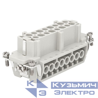 Розетка OptiLink HDC-HE-16-16-F-(0.75-2.5) 500В КЭАЗ 352259