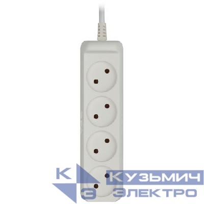 Удлинитель 5х5м без заземл. 10А IP20 U-5-5m-2х1 ПВС 2х1 Эра Б0028365