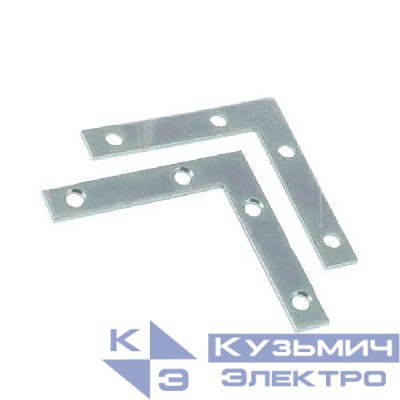 Уголок оконный плоский 40х40х10х1.5мм желт. Zitar 148318