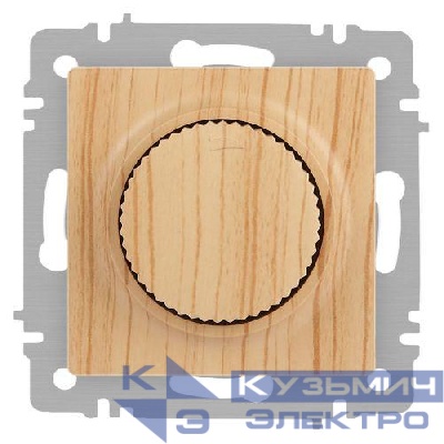 Светорегулятор поворотный СП Accent 6-401-11 600Вт 230В IP20 сосна Intro Б0063688