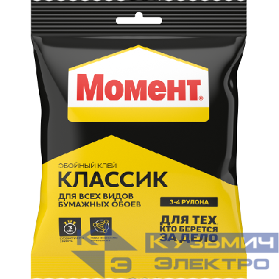Клей обойный Классик 100г Момент Б0008053