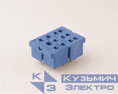 Розетка для монтажа на плате для реле 55.33 в комплекте металлич. клипса 094.51 FINDER 9413SMA