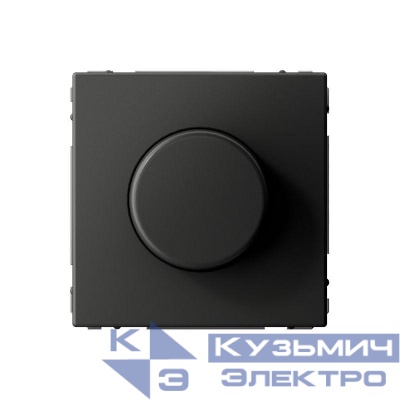 Светорегулятор поворотно-нажимной (диммер) ArtGallery LED RC 400Вт механизм базальт SE GAL001423