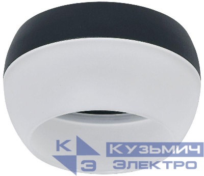 Светильник 4010 накладной потолочный под лампу GX53 черн. IEK LT-UPB0-4010-GX53-1-K02