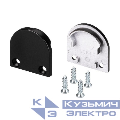 Заглушка SL-LINE-2011M ROUND BLACK глухая пластик Arlight 029176