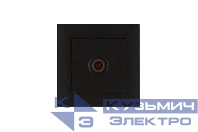 Розетка TV проходная Karea RIZZ STAR чер. Makel 88054007