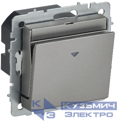Выключатель карточный BRITE 30А ВС10-1-8-БрС механизм сталь IEK BR-V11-0-10-K46