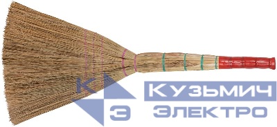 Веник сорго плоский "Люкс" 950мм 68082