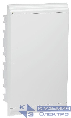 Бокс ЩРВ-П-36 мод. встраив. пластик IP41 PRIME бел. дверь IEK MKP82-V-36-WD-41-05